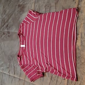 Love charm juniors medium crop shirt